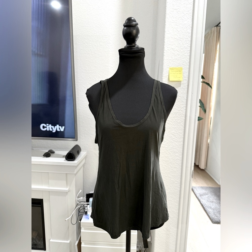 lululemon athletica Dark Green Tank Top